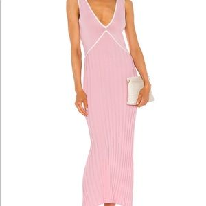 SOLID & STRIPED AUBREY DRESS (CLOUD PINK)
